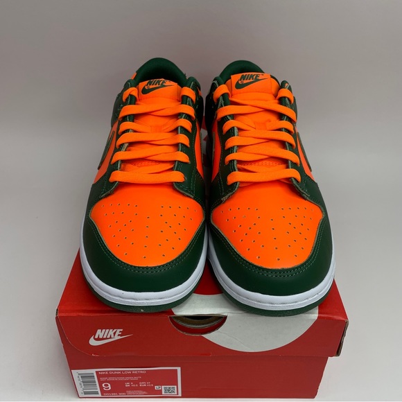 Nike Dunk Low Retro “Miami Hurricanes” 2023 - Picture 2 of 4